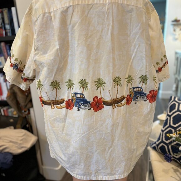 BISHOP STREET APPAREL MEN'S 3XL 100% COTTON BUTTON-DOWN SHORT-SLEEVE SHIRT - Picture 4 of 4